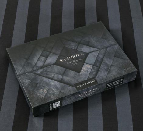 Постельное бельё "Kazanov.A." Чарли (графит брауни) Сатин, Евро