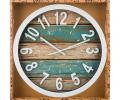 Часы настенные кварцевые "WOOD", диаметр 35 см