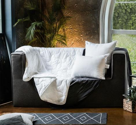 Одеяло "ЛЕБЯЖИЙ ПУХ В САТИНЕ" классика (ОСЛП-С), 172x205