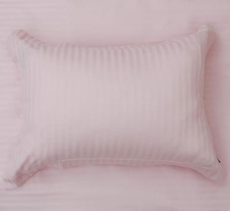 Постельное белье "Sofi de Marko" Моне (пудра) Страйп Сатин, 1,5 спальный