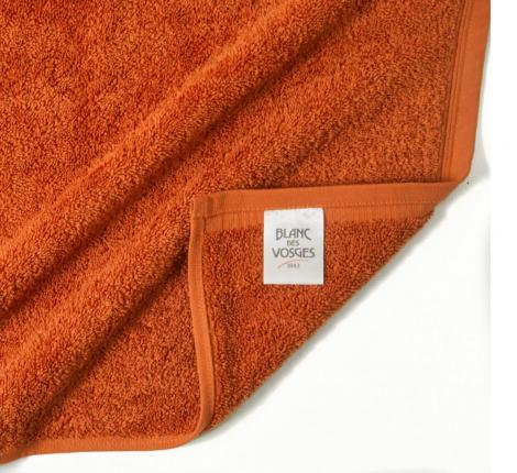 Полотенце махровое "Blanc des Vosges" UNI TERRA COTA (оранжевый), 40х60