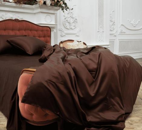 Пододеяльник "CHOCOLATE PIE GRASS" Шёлк, 150х200