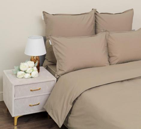 Постельное белье "Sofi de Marko" Саммер (светло-бежевый) Варёный хлопок, Семейный