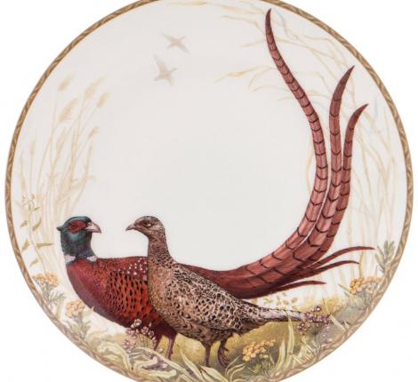 Тарелка закусочная "ОХОТА" 415-2225, диаметр 20,5 см
