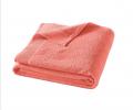 Полотенце махровое "Blanc des Vosges" UNI CORAIL (коралловый), 55х110