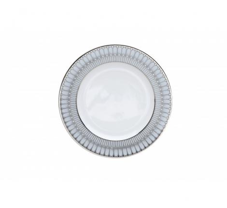Тарелка "ARCADES GRIS PLATINE диаметр 26,5 см, лиможский фарфор