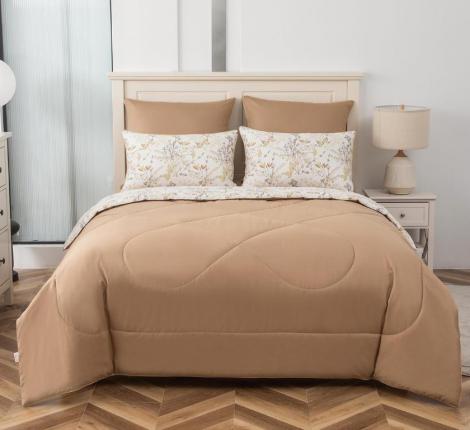 Постельное белье с одеялом "Sofi de Marko" Ришелье №45 Сатин, 1,5 спальный