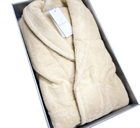 Халат мужской махровый Maison D'or "VALENTIN" бежевый, 3XL(54)/4XL(56)