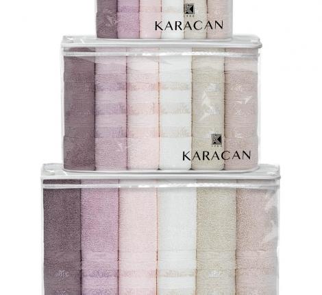 Набор махровых полотенец KARACAN "Tierra", 30х50-6 шт.