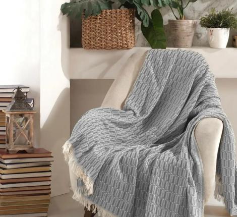 Покрывало "MARIN" светло-серый, 170x200