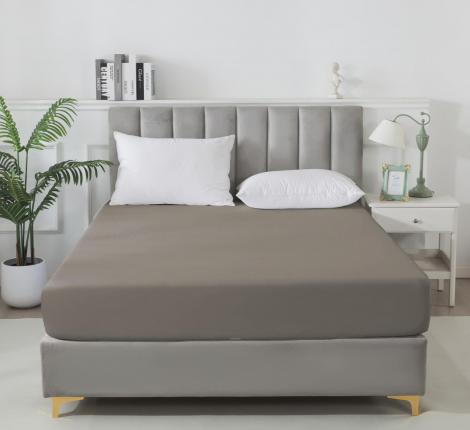 Простыня на резинке Tango SOHO (светло-серый), 160x200