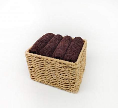 Набор махровых салфеток "Sofi de Marko" Джоди 30х30(4шт), шоколадный