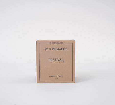 Ароматическая свеча "Sofi de Marko" Festival, 220 грамм