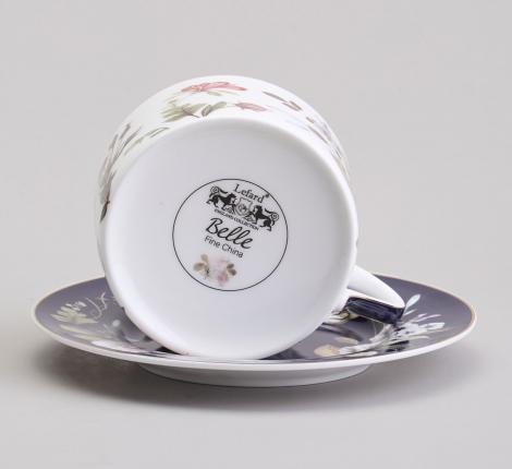 Чайный набор "BELLE" 86-2552-1 на 2 персоны, 4 предмета (190 мл)