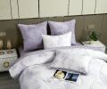 Постельное белье с одеялом "Kazanov.A." Акация (лаванда платина) Велюр/Egypt Cotton, Семейный