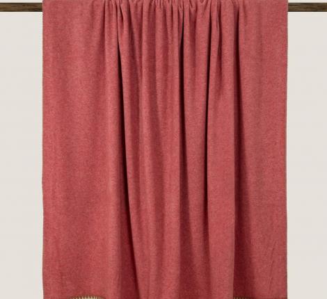 Плед Frati "SOFT BAMBOO" LAVA с тесьмой Rousseau (красный), 160х200