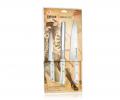 Набор ножей 3 в 1 &quot;Samura HARAKIRI&quot; SHR-0230W/K  (23, 57, 85) ABS пластик