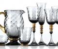 Набор стакано 6 штук "MARAIS" муранское стекло, высота 10 см