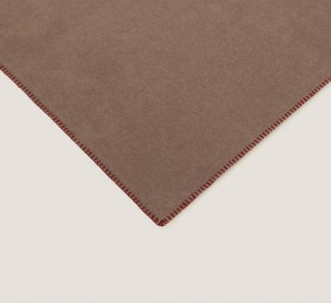 Плед Frati "SOFT VISCOSE" TORTORA (коричневый), 160x200