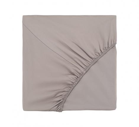 Простыня на резинке "Sofi de Marko" Мармис (светлый тауп) Сатин, 180х200х30