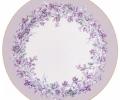 Набор закусочных тарелок 4 штуки "LILAC", диаметр 20,5 см