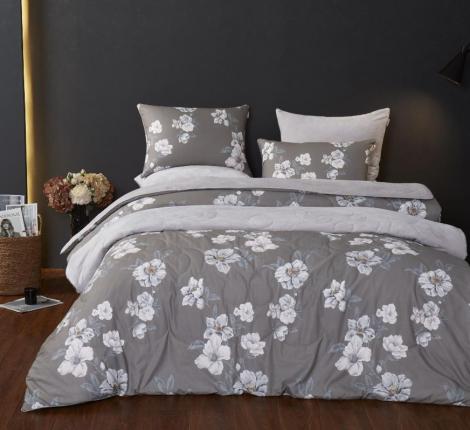 Постельное белье с одеялом "Kazanov.A." Рашель (капучино жемчуг) Велюр/Egypt Cotton, Евро