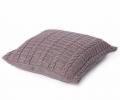 Наволочка вязаная "КОСЫ" 40x40, капучино