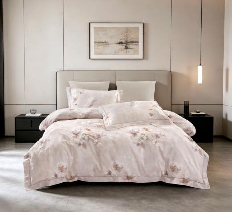 Постельное бельё "Asabella" 2436-6 Фланель, Евро