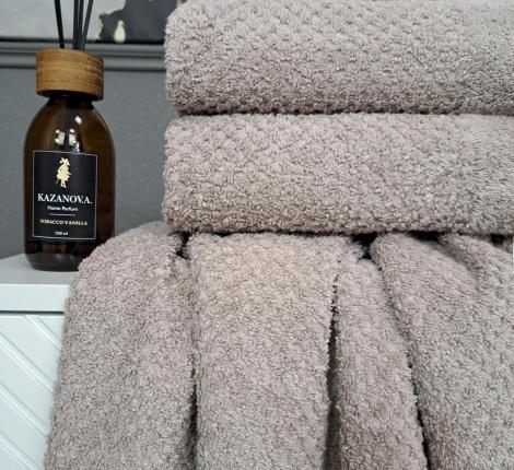 Комплект махровых полотенец "Kazanov.A." Gabriel (мокко), 50х90+70х140