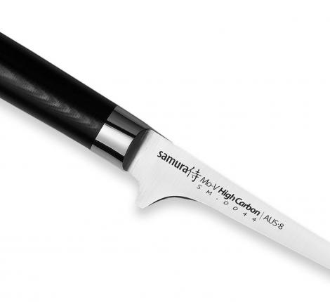 Нож кухонный &quot;Samura Mo-V&quot; малый филейный 139 мм, G-10