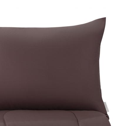 Постельное белье с одеялом "Sofi de Marko" Эльмира (шоколад) Сатин, 1,5 спальный