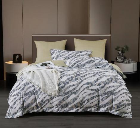 Постельное белье "Asabella" 2283-6 Фланель, Евро