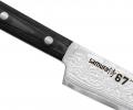 Нож кухонный "Samura Damascus 67" универсальный 150 мм, Микарта