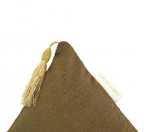 Наволочка декоративная "Sofi de Marko" Эстер (бежевая) Жаккард, 45х45