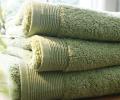 Полотенце махровое "Blanc des Vosges" UNI LICHEN (зеленый), 55х110