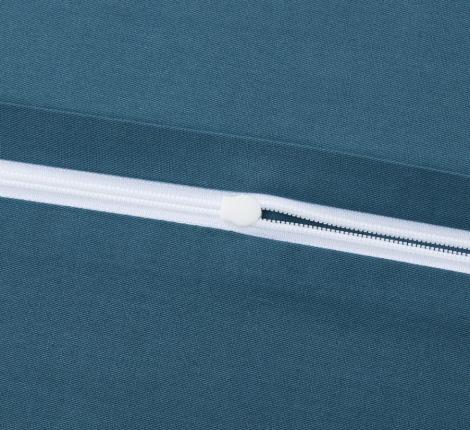 Постельное бельё "KARTEKS" сатин однотонный с кантом HK-07 (тёмно-зелёный), Евро