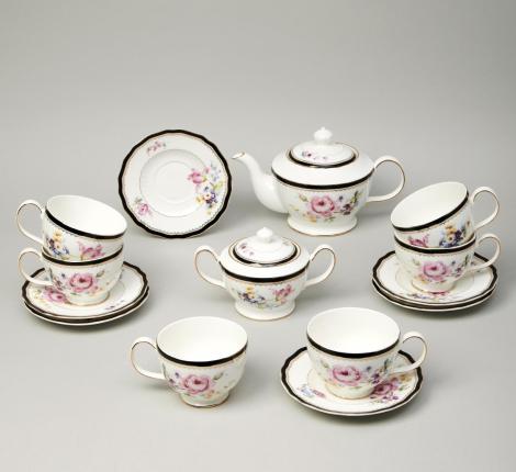 Чайный сервиз "NOSTALGIE" на 6 персон, 14 предметов