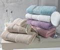 Комплект махровых полотенец  30x50-50x100-70x140 Maison D'or &quot;EXELLENCE&quot;, грязно-розовый