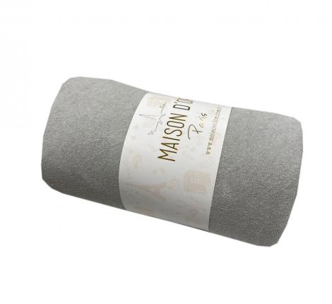 Простыня на резинке махровая с наволочками "Maison D'or" DUZ (серый), 180х200