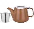 Чайник с металлическим ситом "LUSTER" (коричневый), 1200 мл