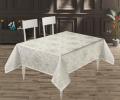 Скатерть "DO&CO" броде жаккард 160х300 BEGONYA, кремовый