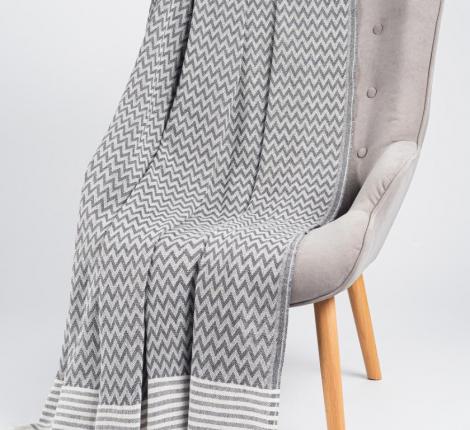 Плед "ELISA" темно-серый, 170Х210