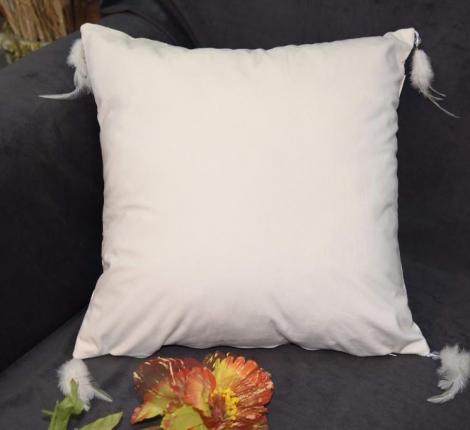 Наволочка декоративная "Sofi de Marko" Жасмин (молоко) Велюр, 45х45 