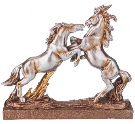 Фигурка декоративная "ЛОШАДИ", 21,2*5*18,1 см
