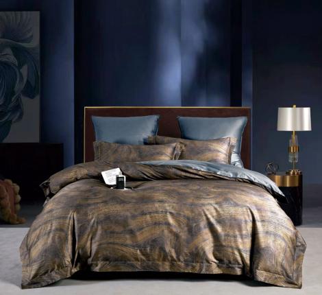 Постельное белье "Asabella" 2252-6 Мако-Сатин, Евро