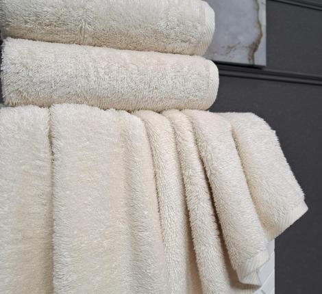 Комплект махровых полотенец "Kazanov.A." Teddy (айвори), 50х90+70х140