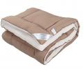 Одеяло всесезонное "FLUFFY DREAM" 140х205, Мокко-Бежевый