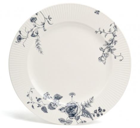 Набор обеденных тарелок 4 шт "BLUE GARDEN", диаметр 27 см