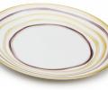 Тарелка для салата или десерта "ONDES" диаметр 21 см, лиможский фарфор