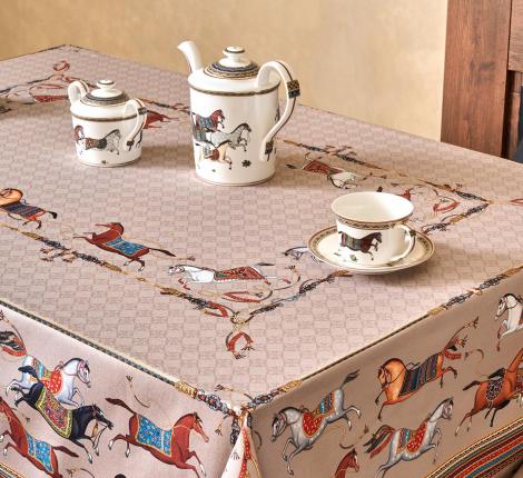 Скатерть с пропиткой SANTALINO "PASSAGE" 140х180 см, капучино